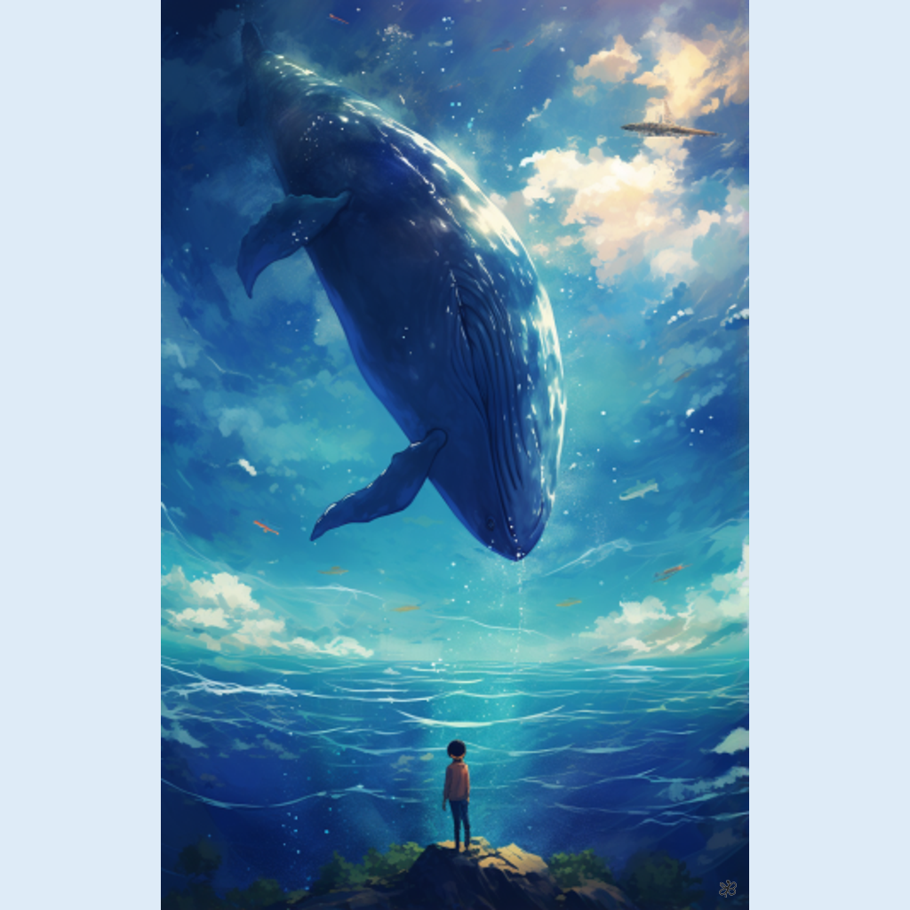 big whale flying #3