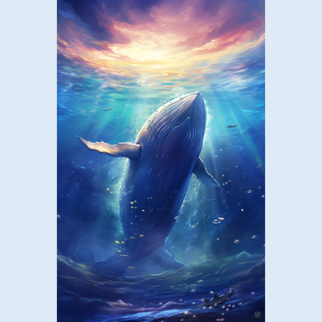 big whale flying #2