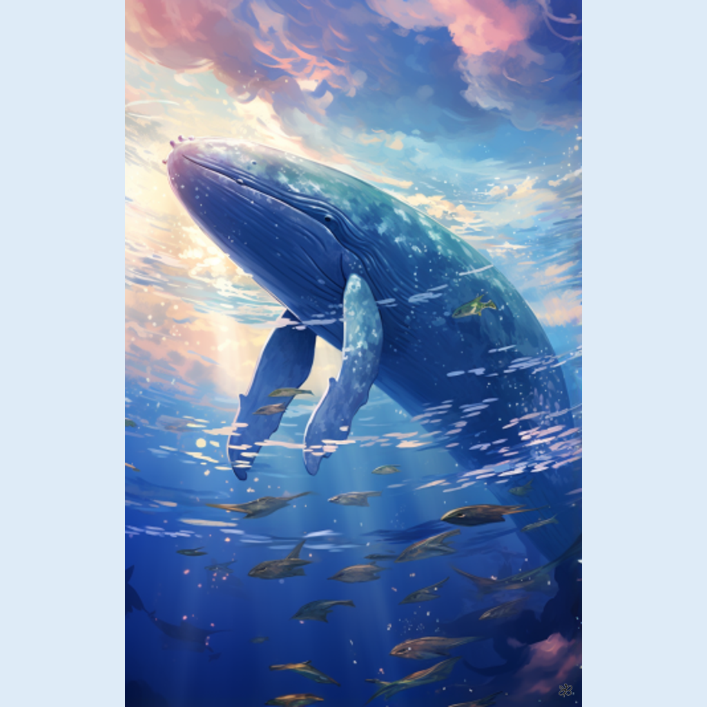big whale flying #9