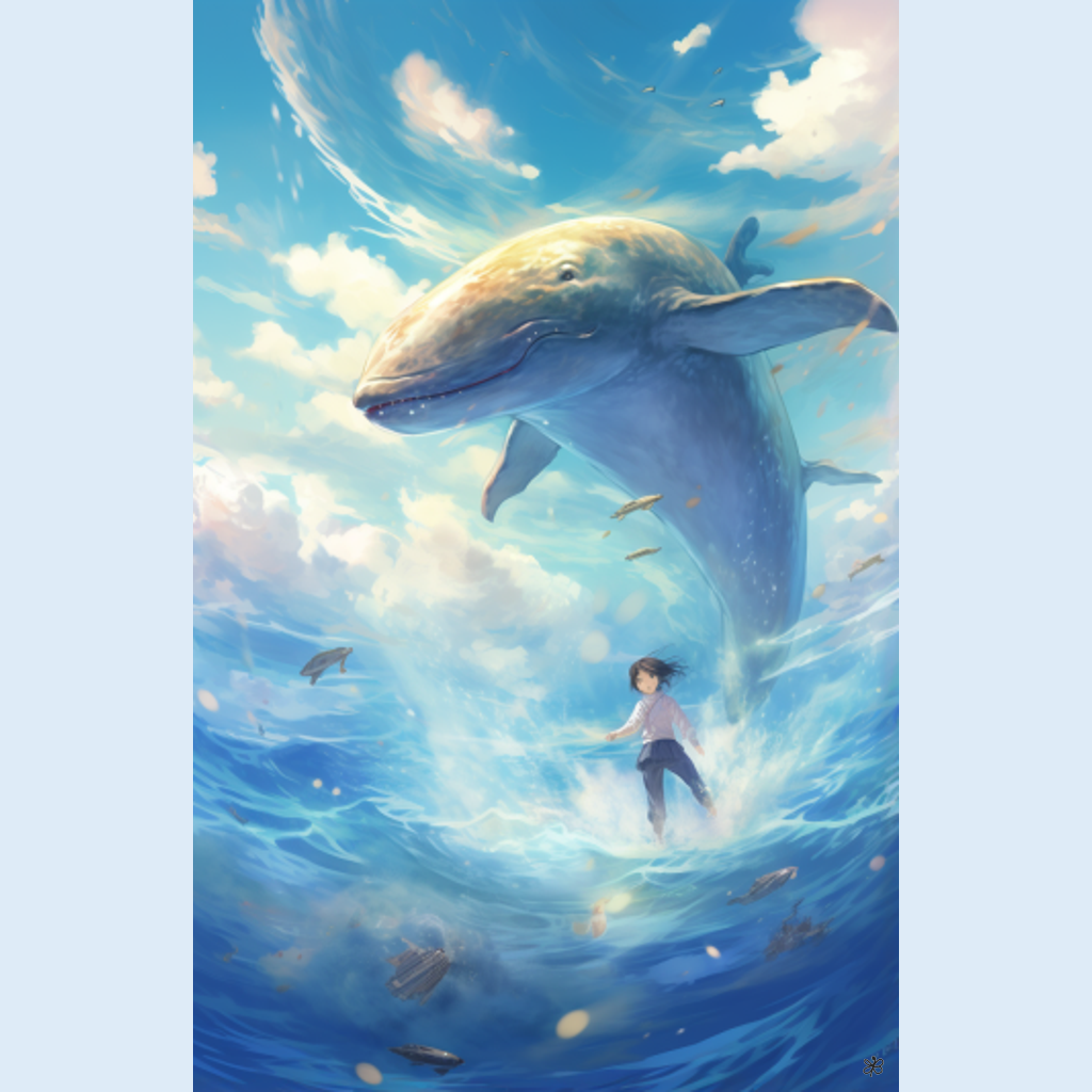 big whale flying #10