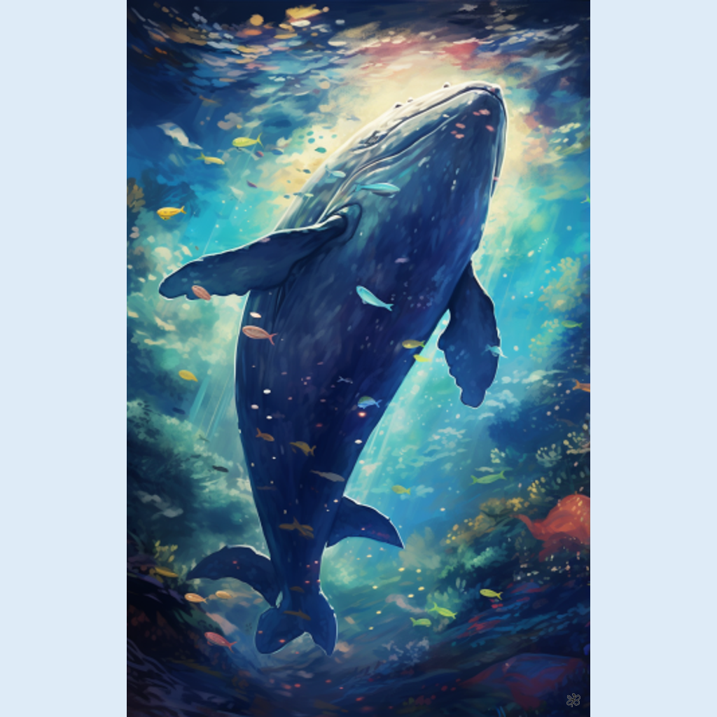 big whale flying #6