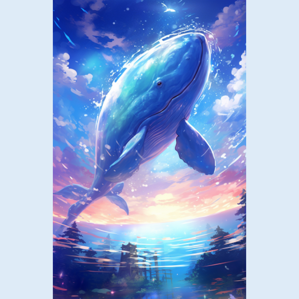 big whale flying #5
