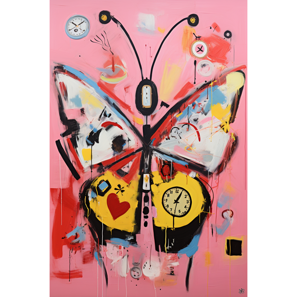 butterfly pink #3