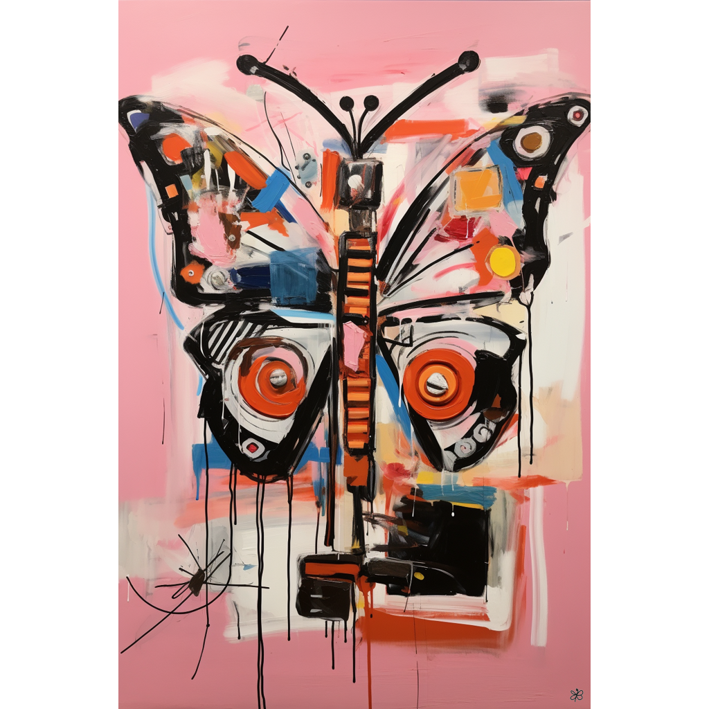 butterfly pink #7