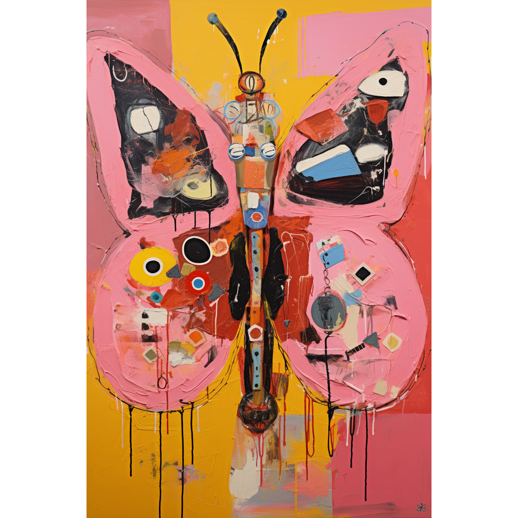 butterfly pink #8