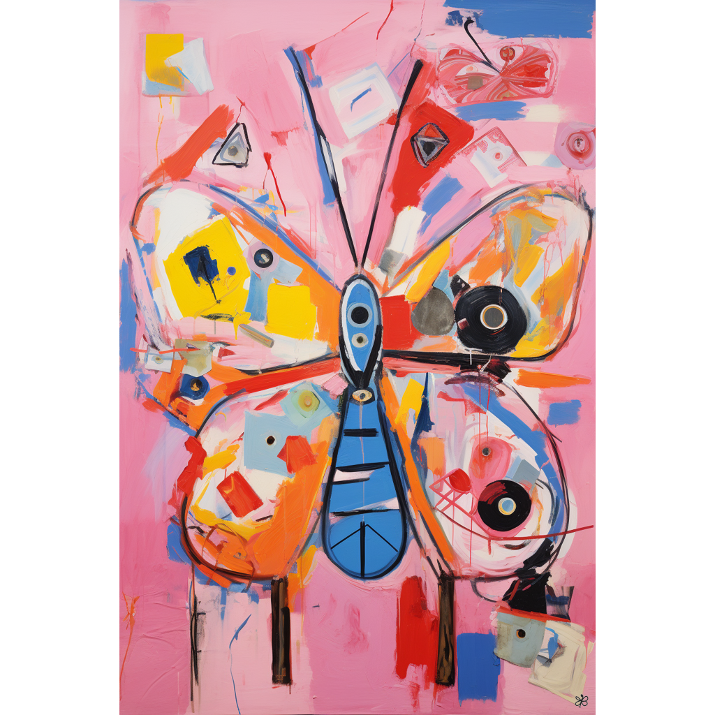 butterfly pink #5