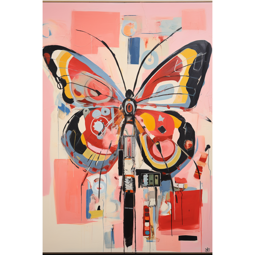 butterfly pink #6