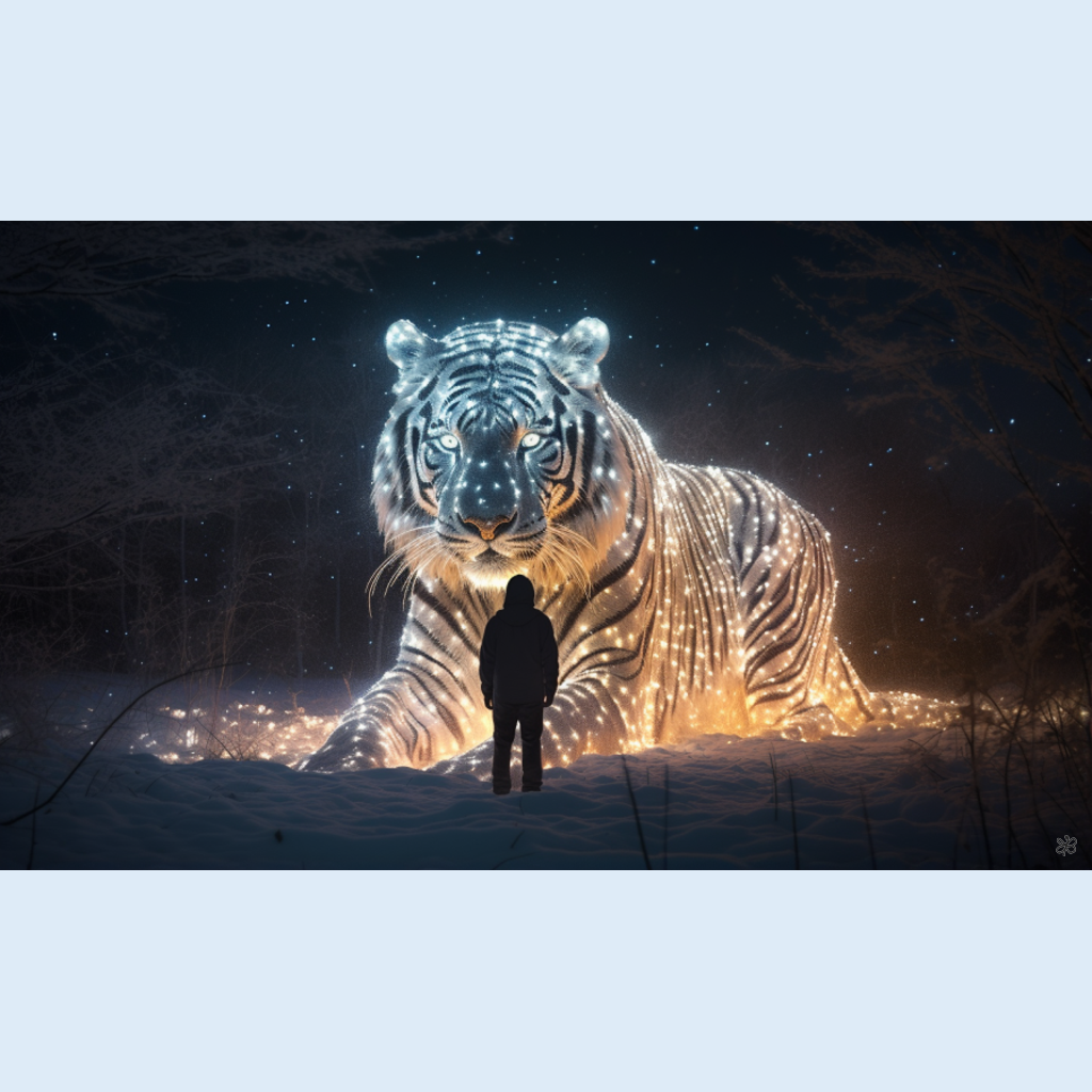 tiger standing #5