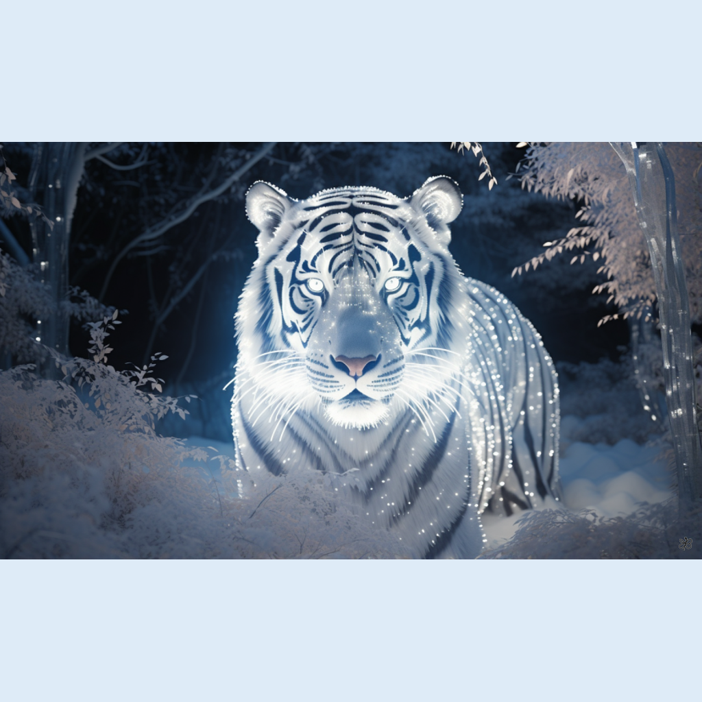 tiger standing #7