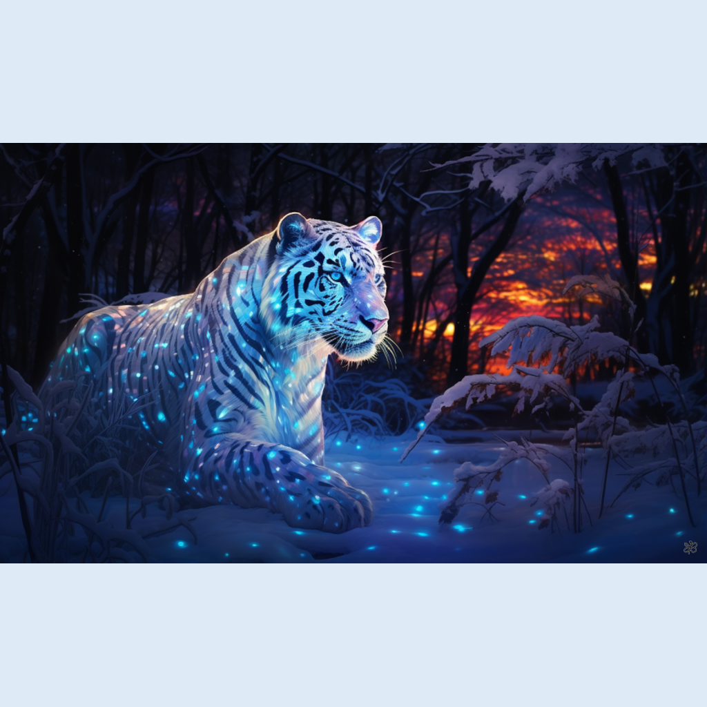 tiger standing #9
