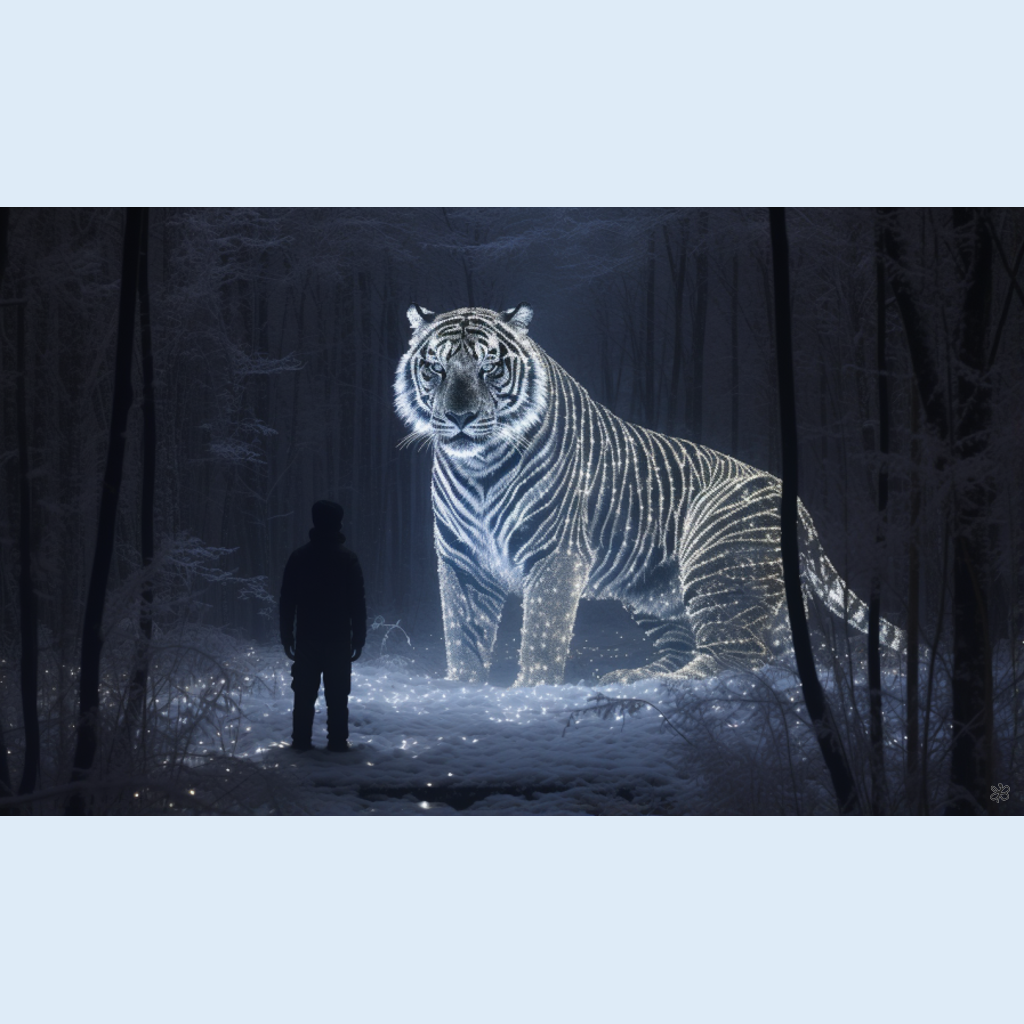 tiger standing #4