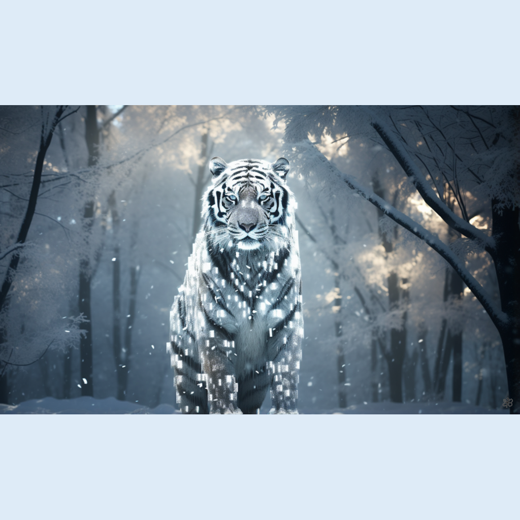 tiger standing #2