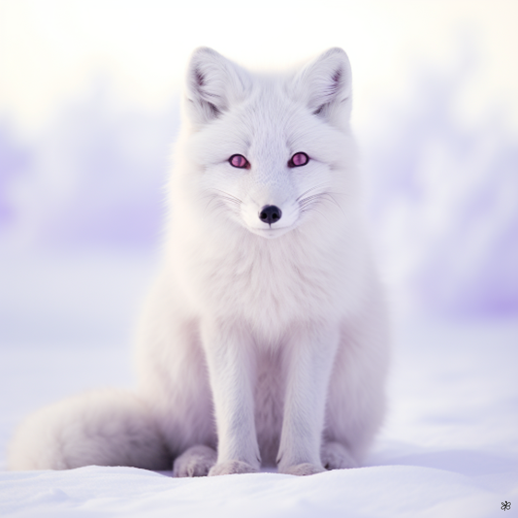 arctic fox in snow #4