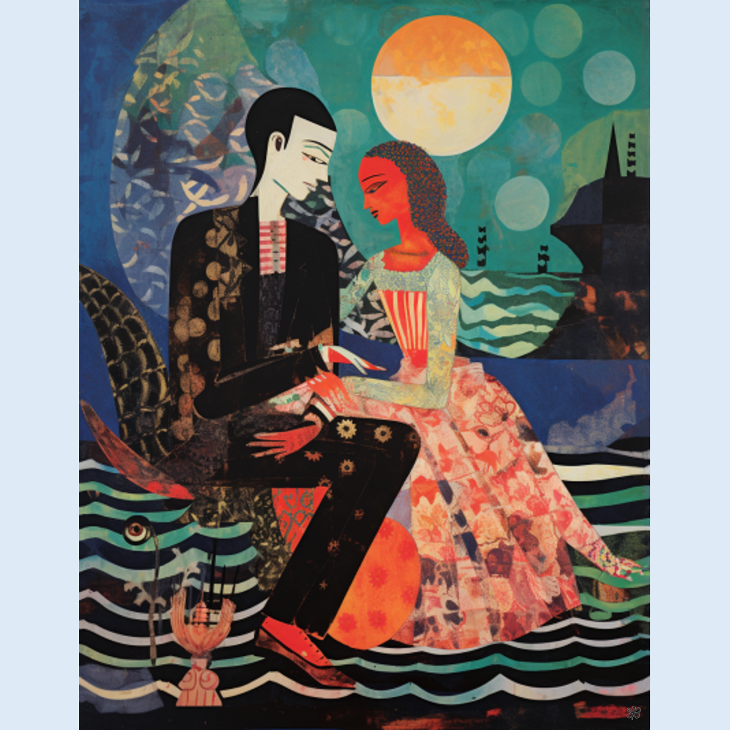 man and woman with mermaid #8