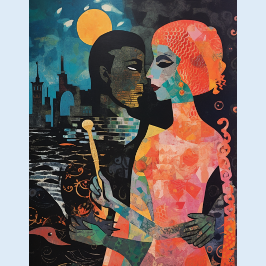 man and woman with mermaid #10