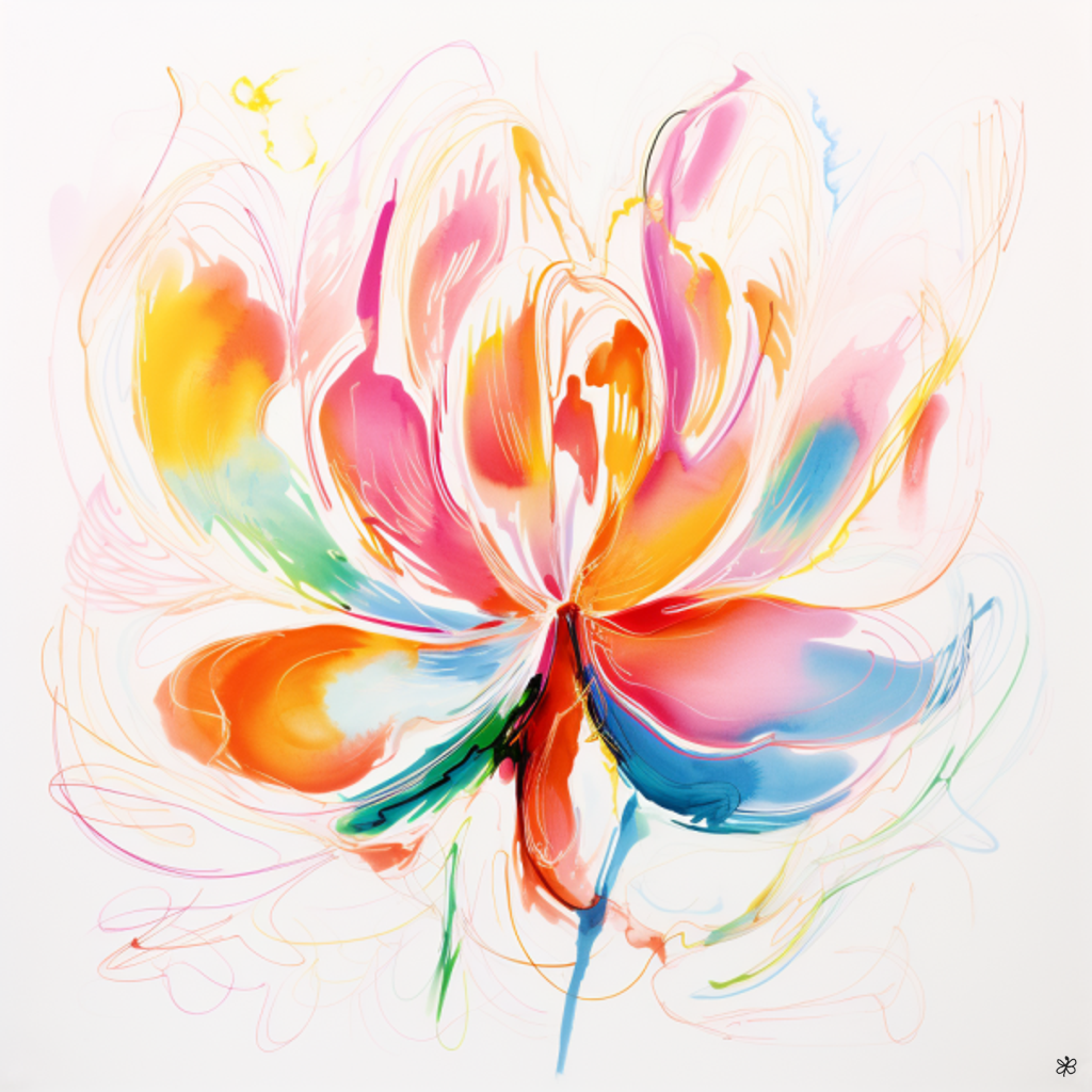 abstract flower #6