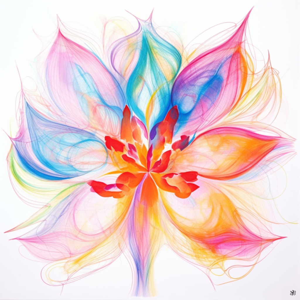 abstract flower #7