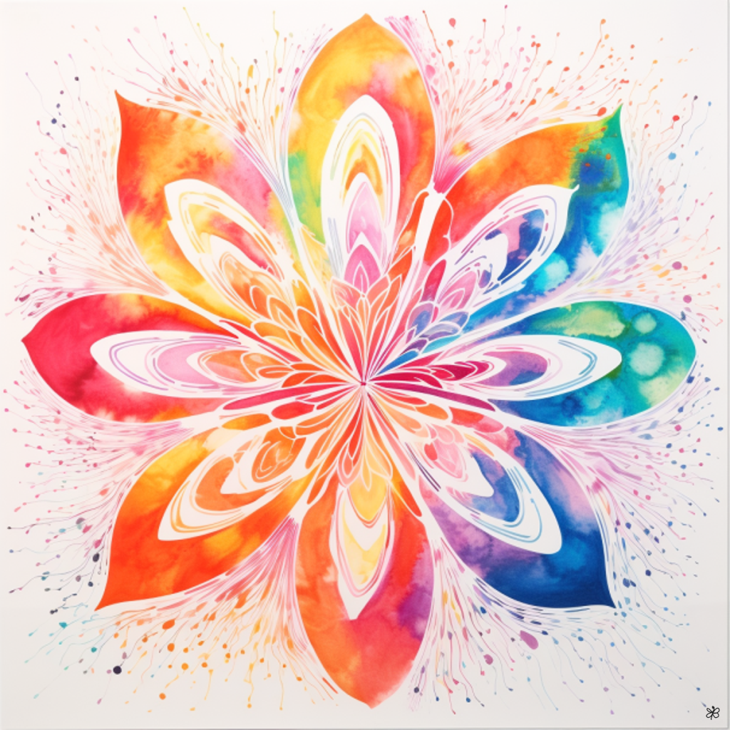 abstract flower #13
