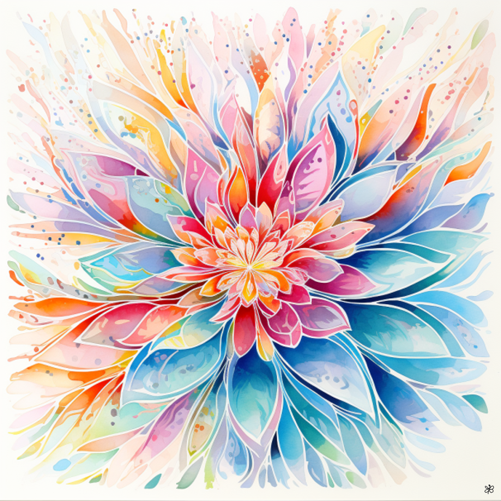 abstract flower #5