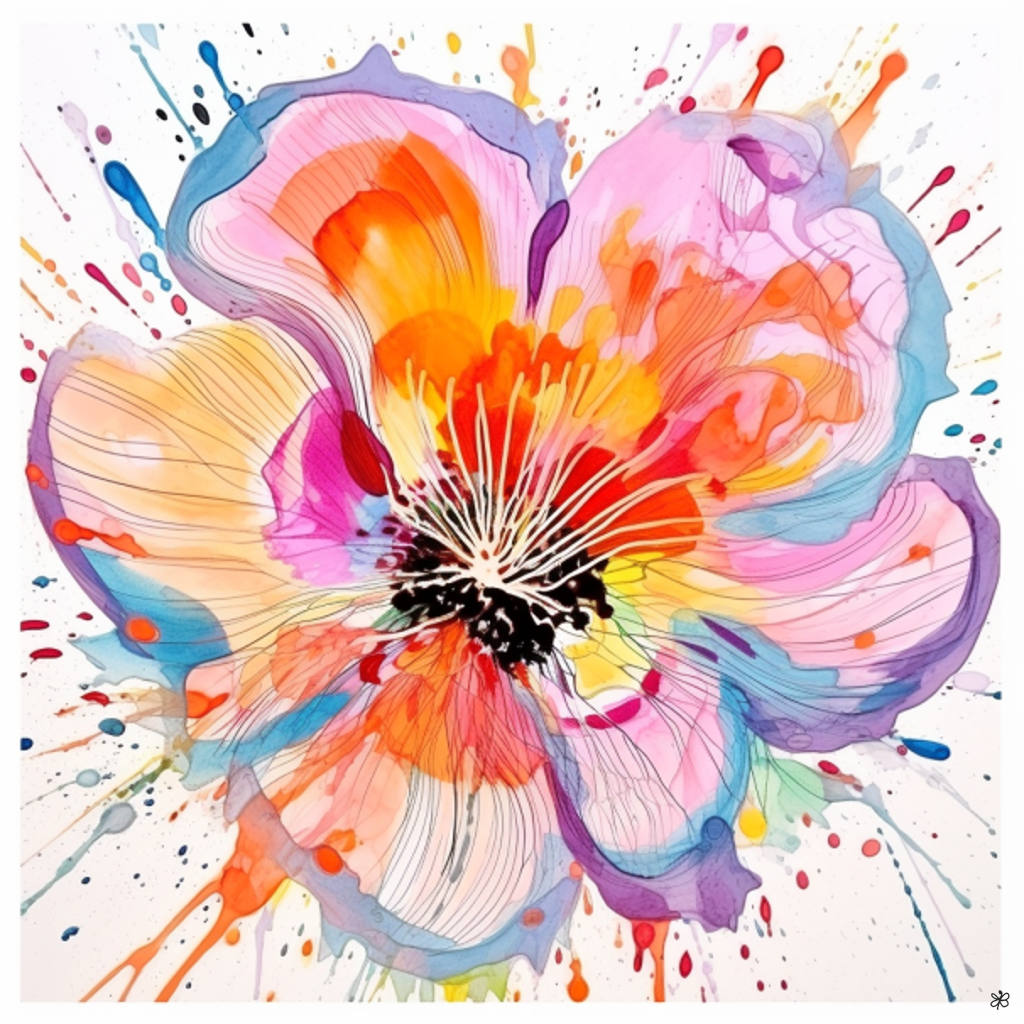 abstract flower #10