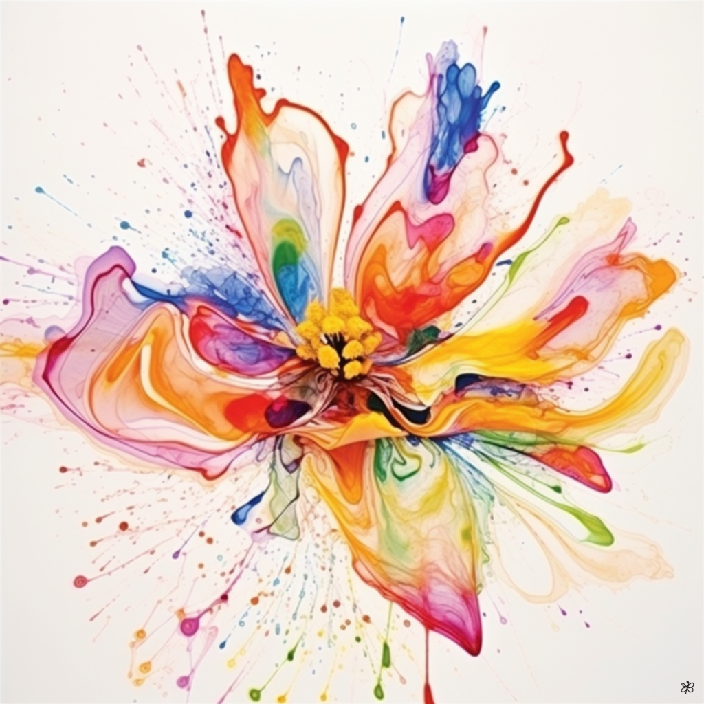 abstract flower #9