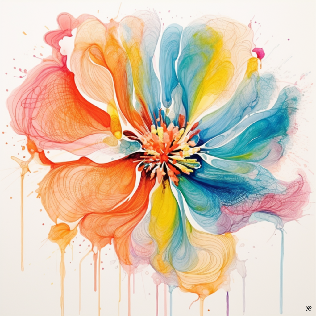 abstract flower #4