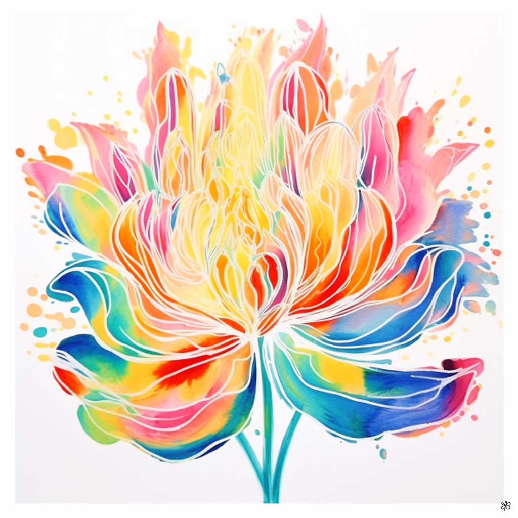 abstract flower #3