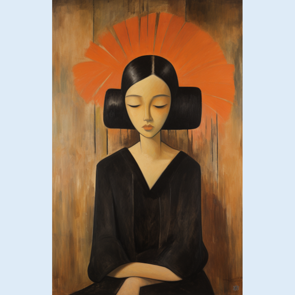 woman in black #3