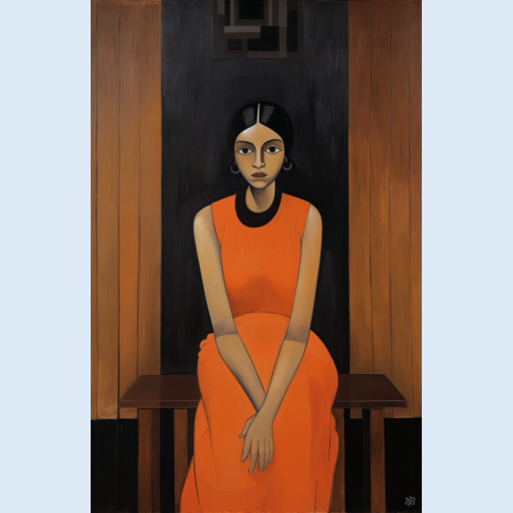 woman in black #13