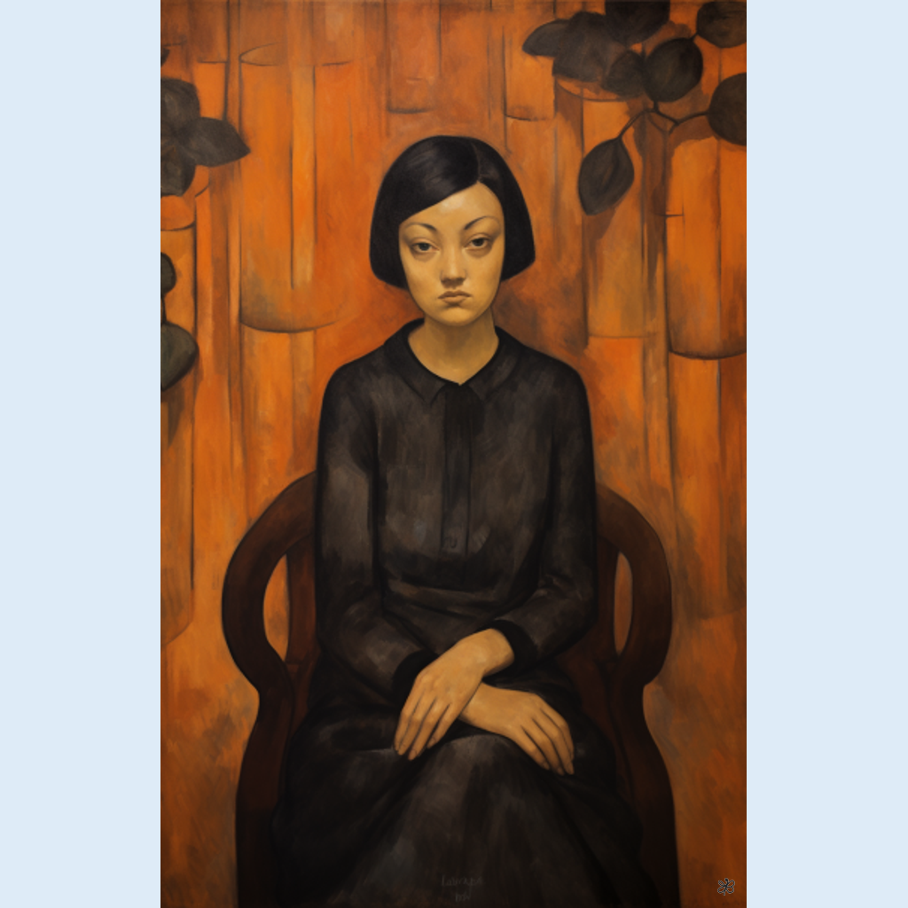 woman in black #10