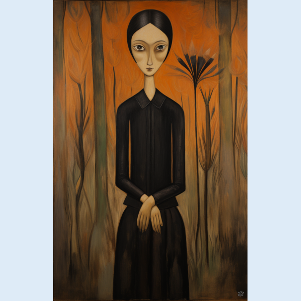 woman in black #16