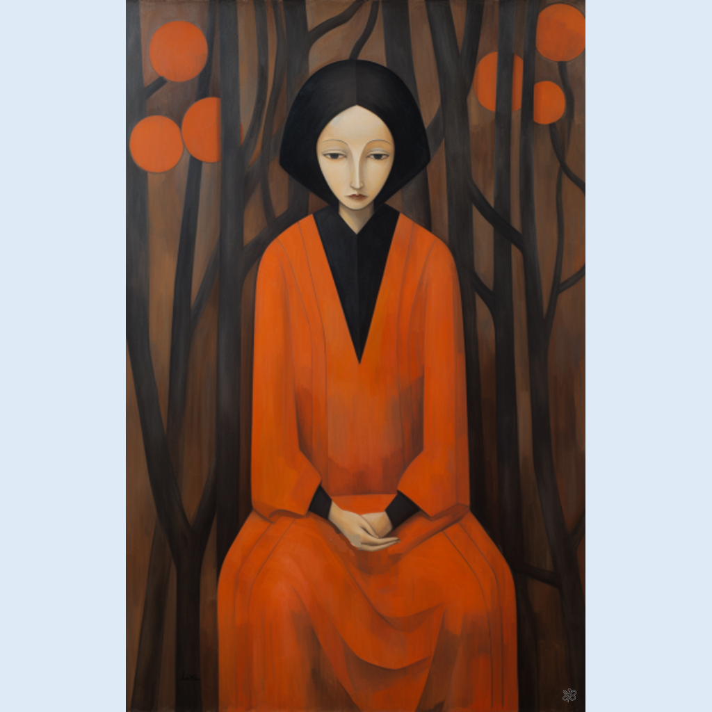 woman in black #4