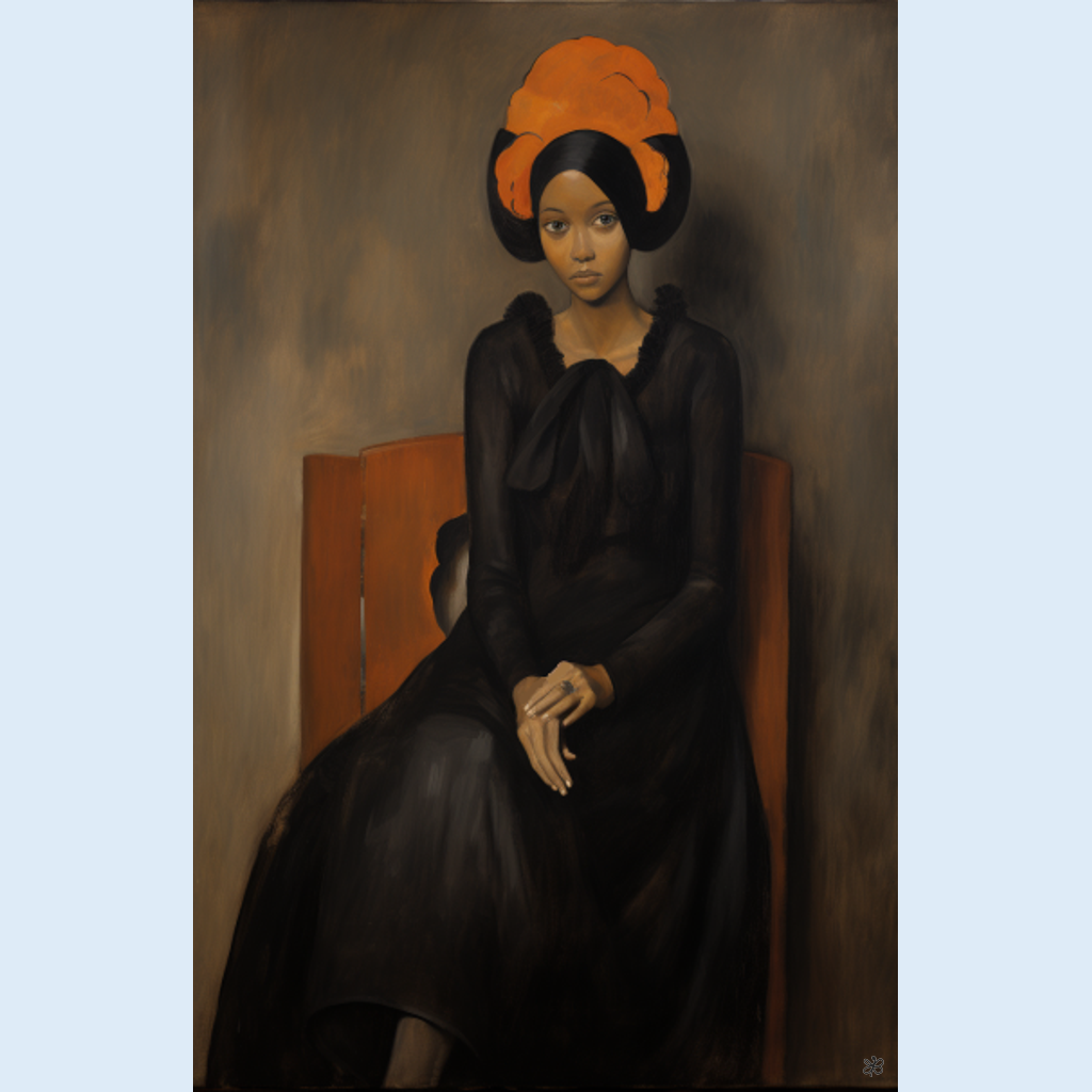 woman in black #12