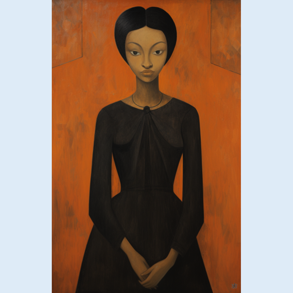 woman in black #7